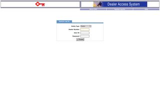 Dealer Access System Log On
