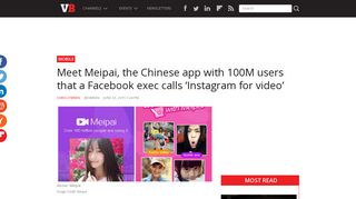 Meet Meipai, the Chinese app with 100M users that a Facebook exec ...