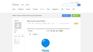 Meizu Account Login Problem-Flyme Official Forum