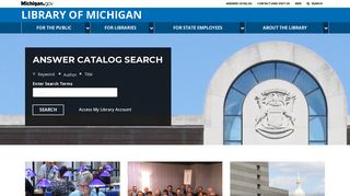 Library of Michigan - Michigan eLibrary (MeL) Information