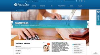 Melaleuca Members Home Page - Blue Cross of Idaho Members Portal