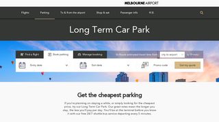 Melbourne Airport - Long Term Car Park | Airport Parking | Melbourne ...