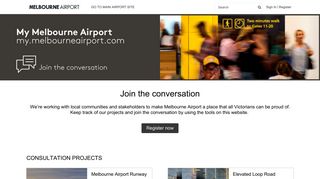 My Melbourne Airport | Homepage