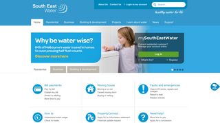 South East Water: Home