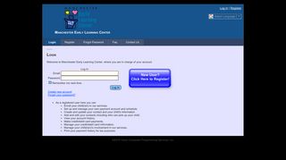 LOGIN - Manchester Early Learning Center