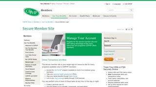 Secure Member Site - CDPHP.com