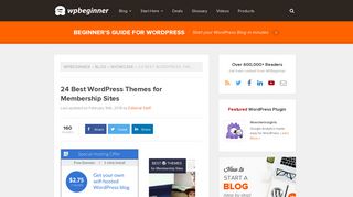 24 Best WordPress Themes for Membership Sites (2018) - WPBeginner
