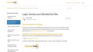 Login: Access your MemberHub Site – MemberHub Help Center