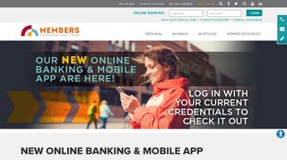 New Online Banking & Mobile App - Members Cooperative Credit Union