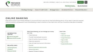 Online Banking - Easy Free & Secure - Premier Members Credit Union