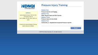 NDNQI® | Pressure Injury Training | v.5.0 - National Database of ...