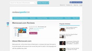 Memocast.com Reviews - Legit or Scam? - Reviewopedia