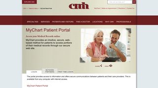 MyChart Patient Portal - Citizens Memorial Healthcare