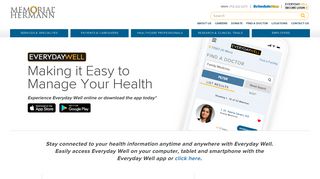 Everyday Well App | Memorial Hermann