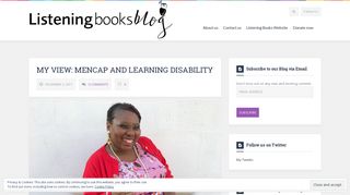 My View: Mencap and Learning Disability - Listening Books Blog