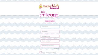 Register - Menchies My Smileage Rewards Program | Processed by ...