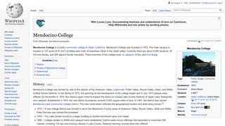 Mendocino College - Wikipedia