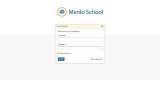 Menlo School Login