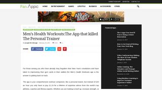 Men's Health Workouts:The App that killed The Personal Trainer ...