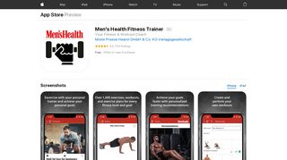 Men's Health Fitness Trainer on the App Store - iTunes - Apple
