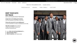 Wedding Tracker, Group Manager, Registry for Men | Men's Wearhouse