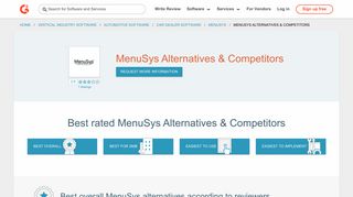 MenuSys Alternatives & Competitors | G2 Crowd