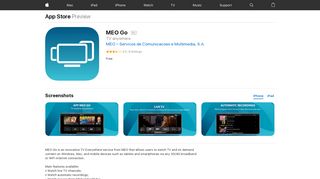 MEO Go on the App Store - iTunes - Apple