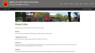 Meols Cop High School - Home Links