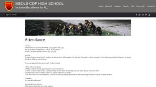 Meols Cop High School - Attendance