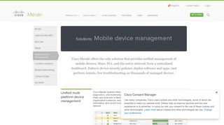 Cisco Meraki | Mobile device management