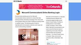 Mercantil Commercebank Online Banking Login - CC Bank