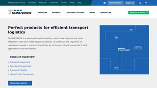 Logistics solutions for your company | TRANSPOREON.com
