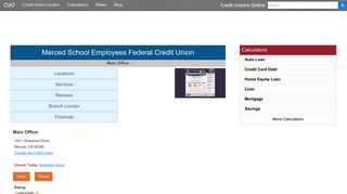 Merced School Employees Federal Credit Union - Merced, CA