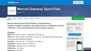 Merced Gateway Sport Fest in Merced, CA - Details, Registration, and ...