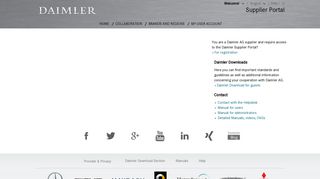 After-Sales-Home | Daimler Supplier Portal