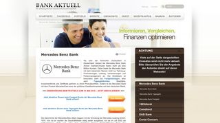 Mercedes Benz Bank | Bank-Aktuell.com