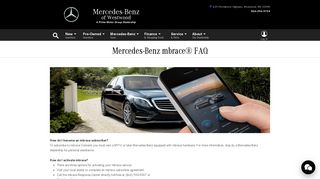 Mercedes-Benz mbrace® FAQ | Mercedes-Benz of Westwood