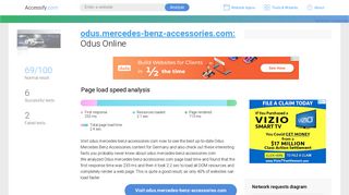 Access odus.mercedes-benz-accessories.com. Odus Online
