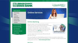 Online Services - Mercer County State Bank, Sandy Lake, PA