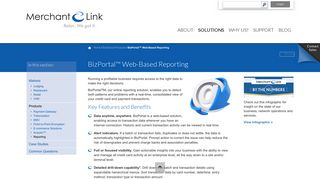 BizPortal™ Web-Based Reporting | Merchant Link