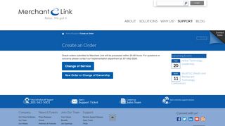 Create an Order | Merchant Link