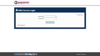 Payzone | MMS Login