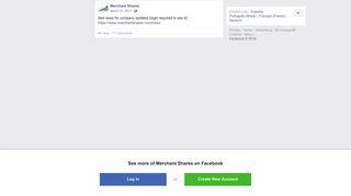 Merchant Shares - See news for company updates (login... | Facebook