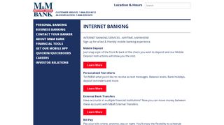 Internet Banking | Merchants and Marine Bank