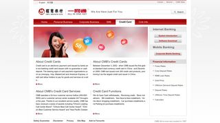 China Merchants Bank -- Credit Card