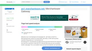Access ps1.merchantware.net. Merchantware Gateway