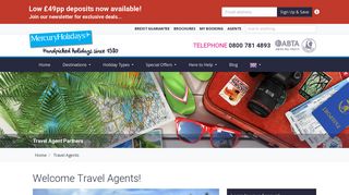 Travel Agents - Home | Mercury Holidays