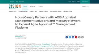 HouseCanary Partners with AXIS Appraisal Management Solutions ...