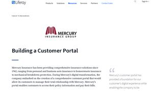 Mercury Insurance Group | Liferay