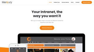 Mercury Intranet: Your Intranet, the way you want it